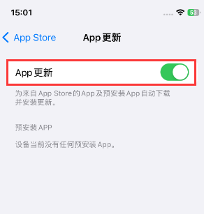 龙井苹果15维修中心如何让iPhone15APP自动更新